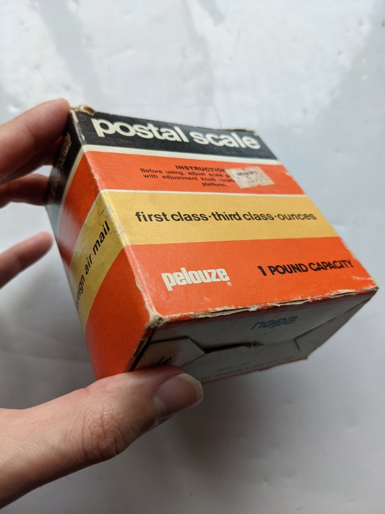 Pelouze Postal Scale First Class Third Class 1 Pound Max 1978