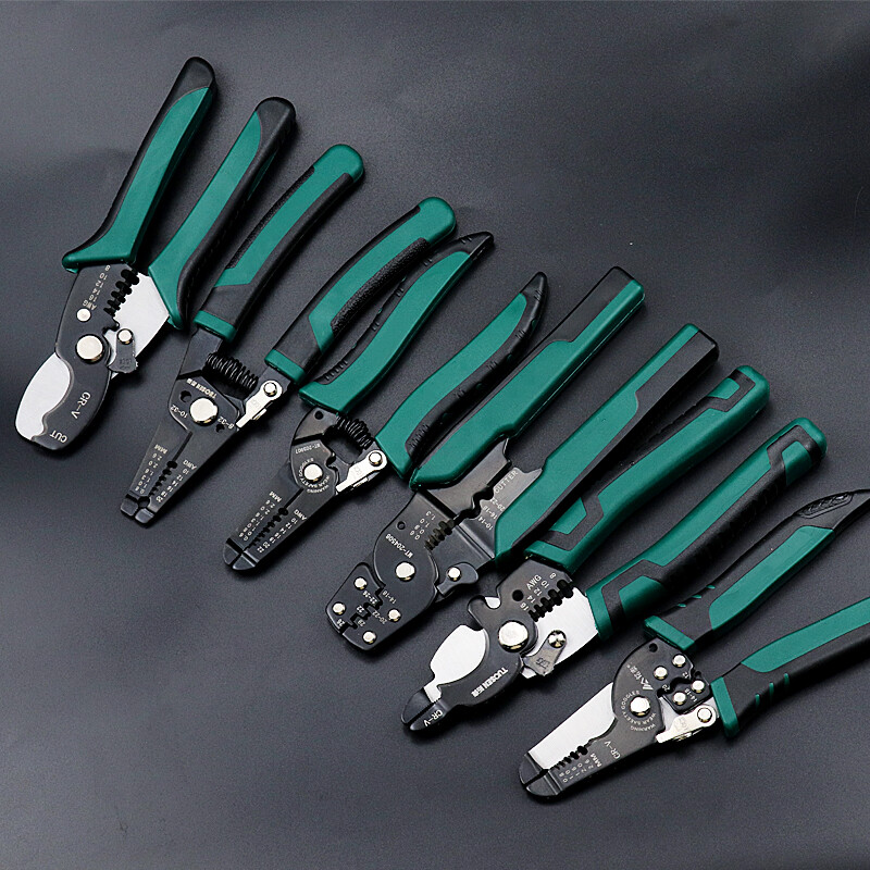 Wire Stripper Multifunction Cable Cutter Crimper Plier Electrician Crimping Tool