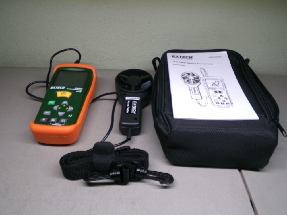 EXTECH INSTRUMENTS AN100 CFM/CMM THERMO-ANEMOMETER