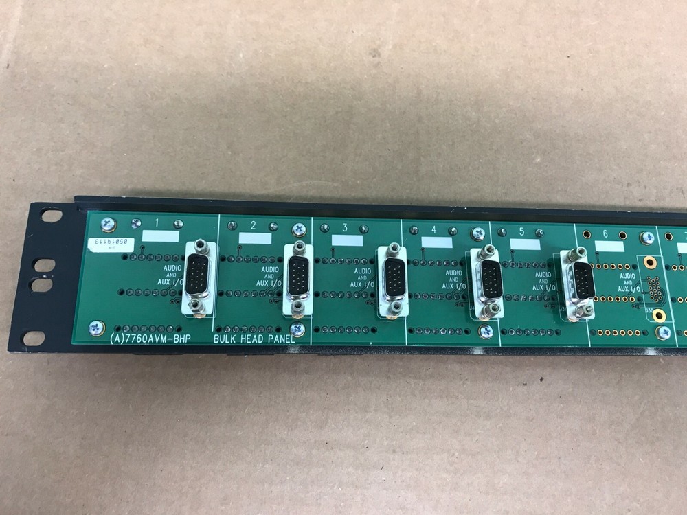 EVERTZ 7760AVM-BHP-5 BULKHEAD PANEL