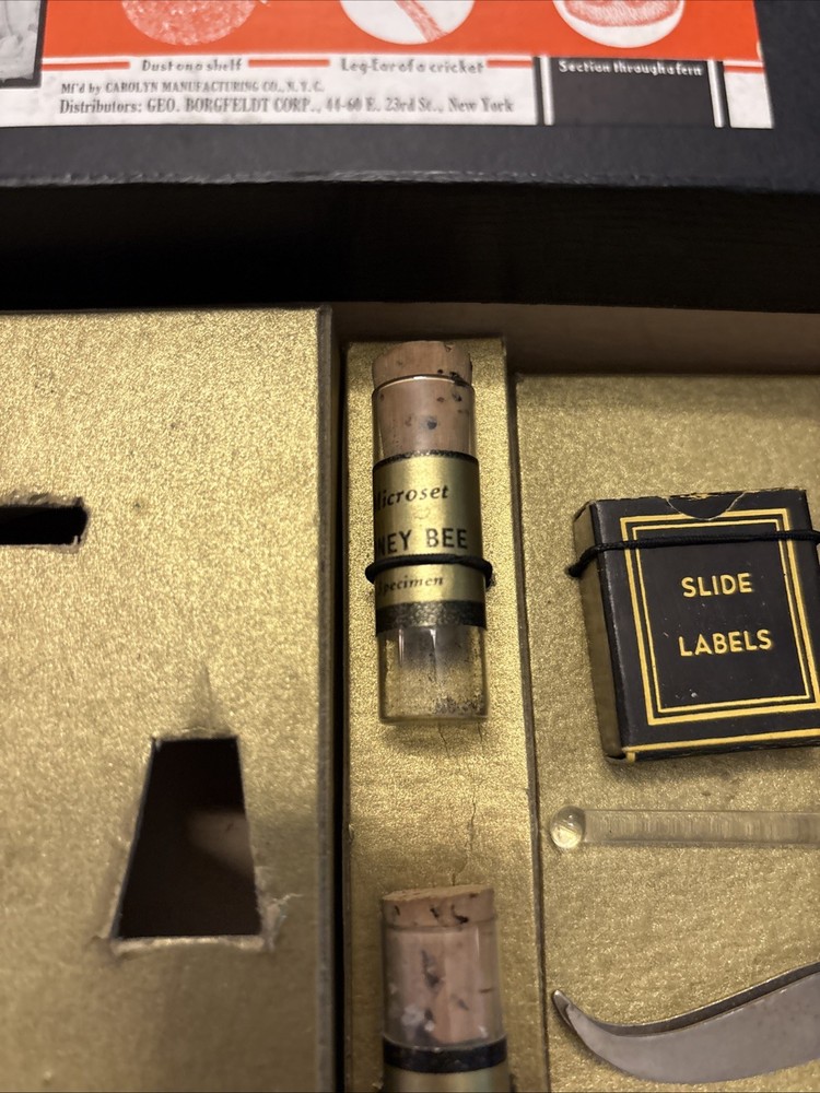 Vintage Model 2M Microset Microscope Kit Carolyn Mfg Co NY