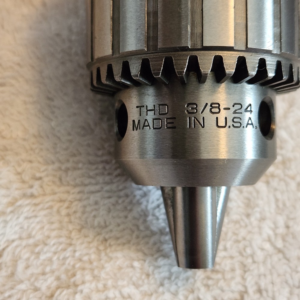Jacobs 2BA Drill Chuck 3/8-24 Thread