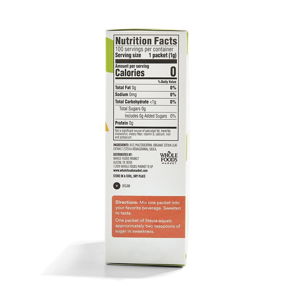 , Stevia Packets, 100 Count