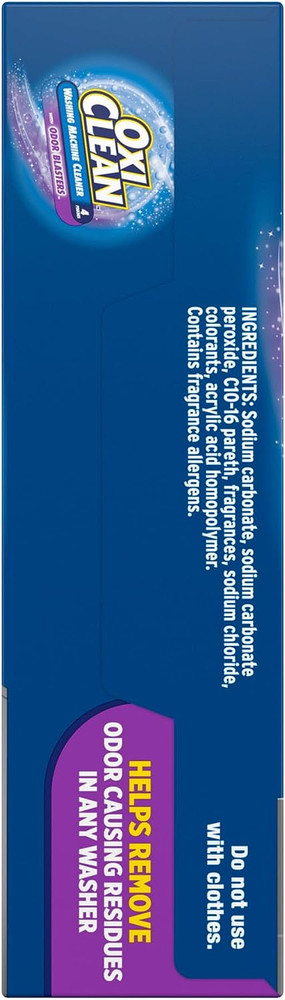 Washing Machine Cleaner with Odor Blasters - 4 Pack