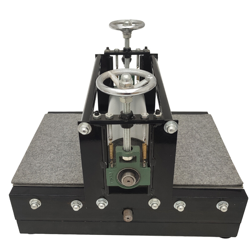 Adjustable Tabletop Slab Roller Engraving Press PrintMaking Machine w/ Handwheel