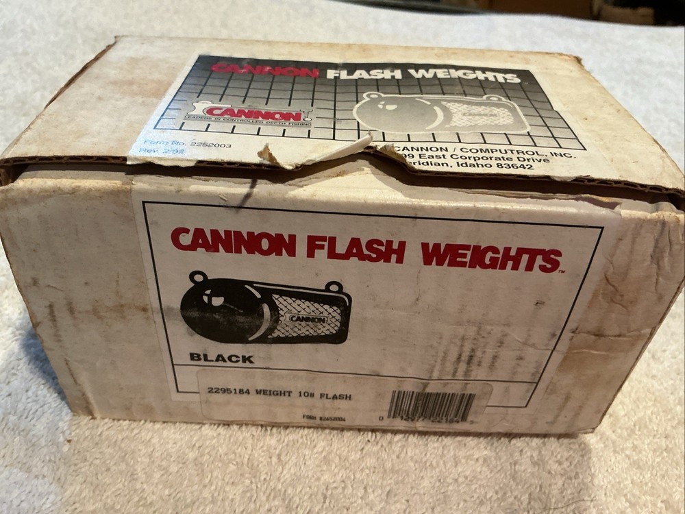 Cannon Flash Weight 10# Black