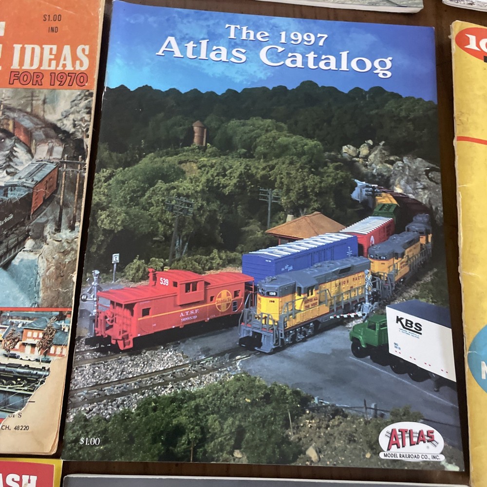 MODEL RAILROAD MAGAZINES & CATALOGS 12 Vintage Issues