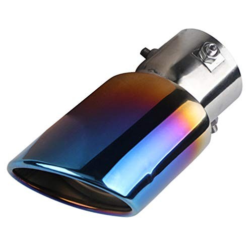 Universal Straight Type Stainless Steel Bolt-On Car Exhaust Tail Muffler Tip