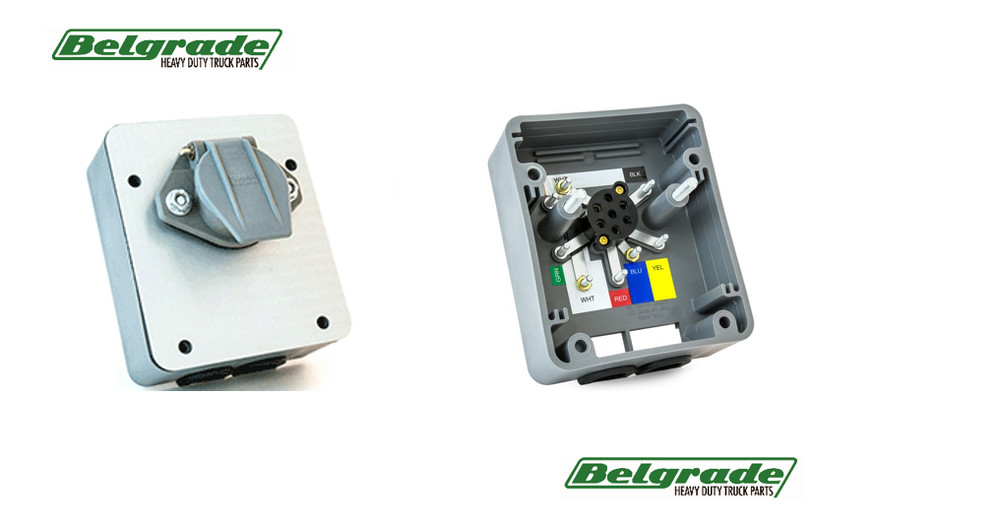 Tramec # 38521 Smart Box Surface Mount Box & Split Pin Receptacle