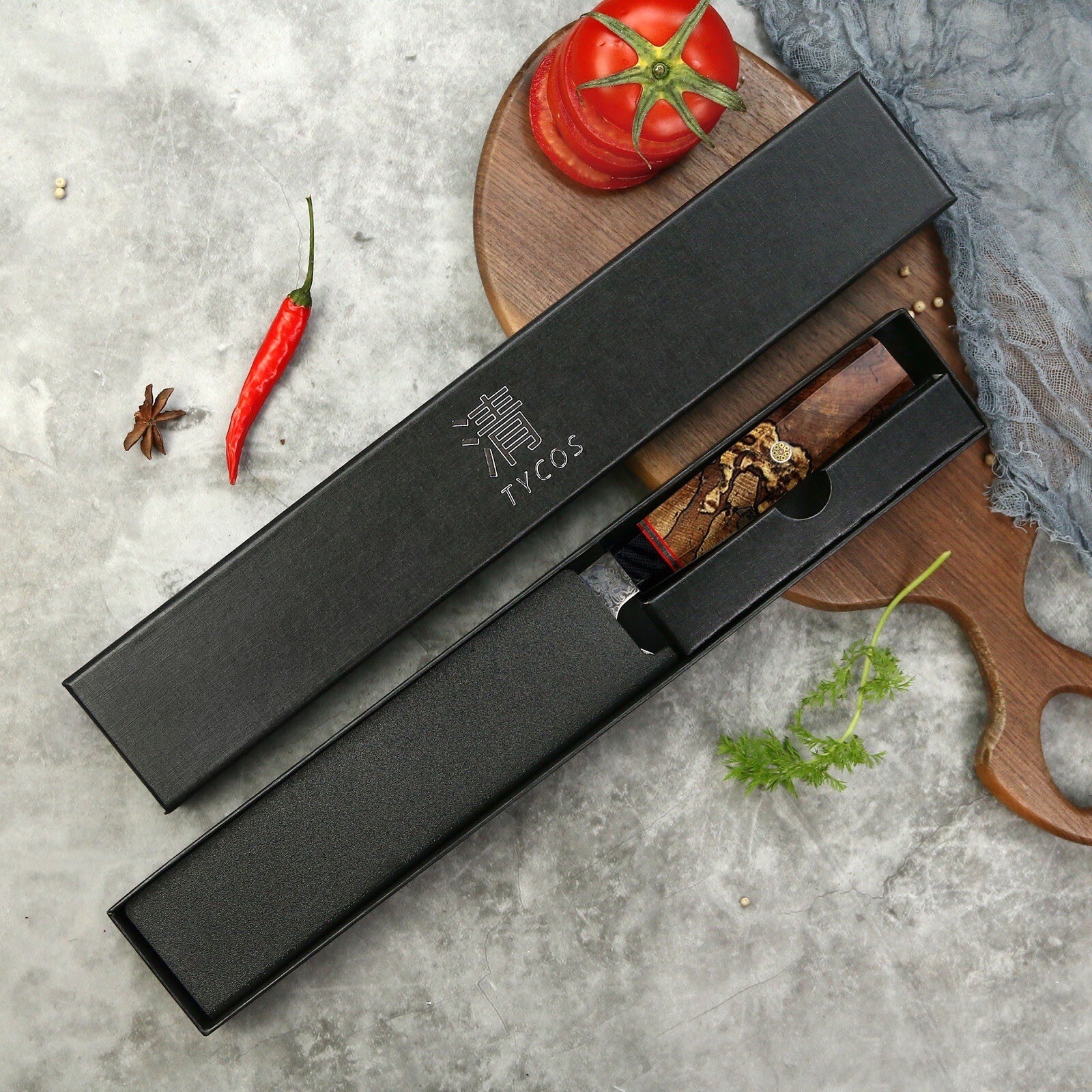 JAPANESE 8 INCH VG10 67 LAYER DAMASCUS CHEF KITCHEN KNIFE WOOD HANDLE KIRITSUKE