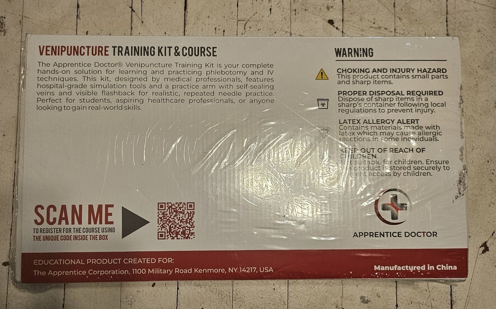 Apprentice Doctor Venipuncture Training Kit 123pcs AD603-J4
