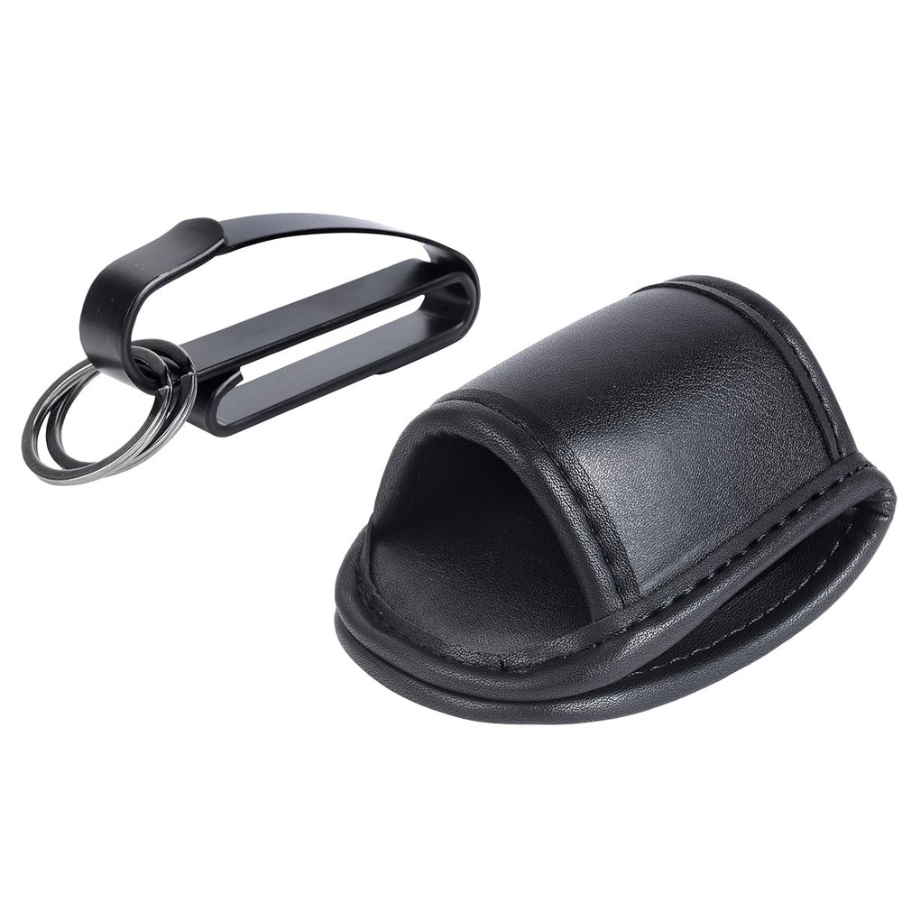 TAFTACFR Open Top Compact Light Holders Black Plain & Metal Keychains