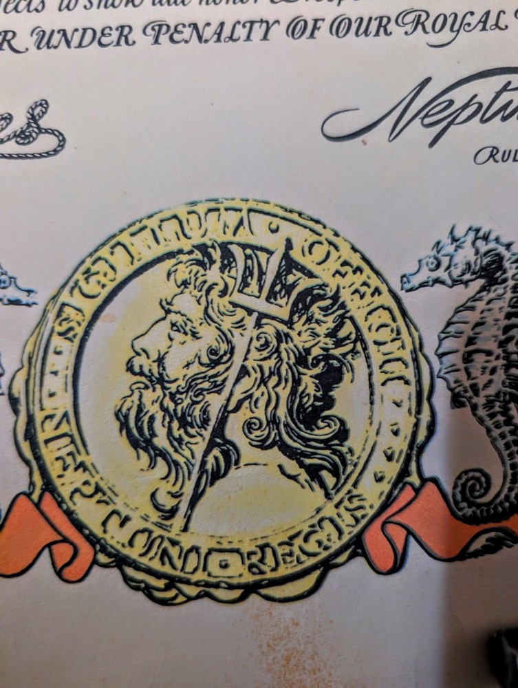 Vintage US Navy Certificate