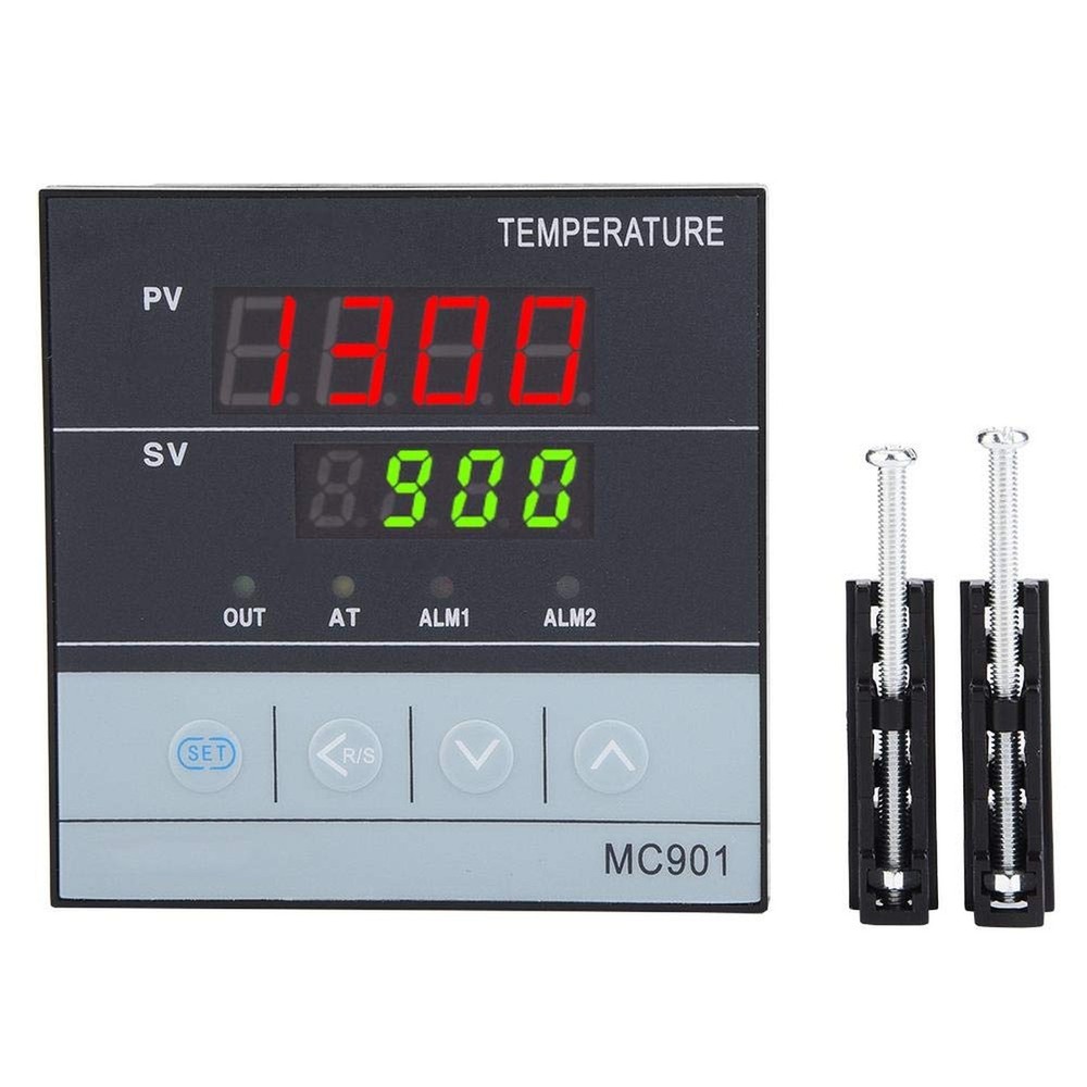 MC901 Digital Temperature Controller, PID K Type Thermostat PT100 Sensor Inpu...