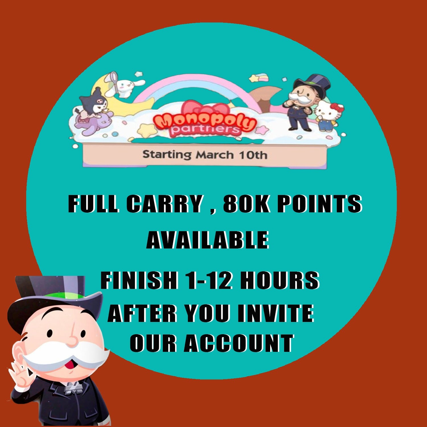 HELL0_ KITTY - MONO_POLY GO PARTNER EVENT GO- RUSH- FULL CARRY- 565763