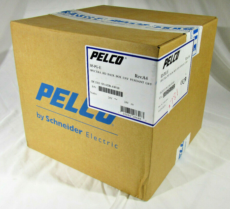 PELCO B5-PG-E SPECTRA HD BACK BOX ENV PENDANT GRY
