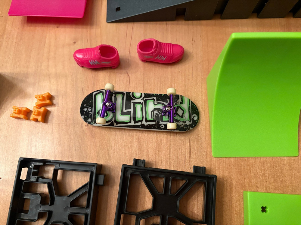Tech Deck Neon Invasion Mega Park Replacement Parts - Incomplete