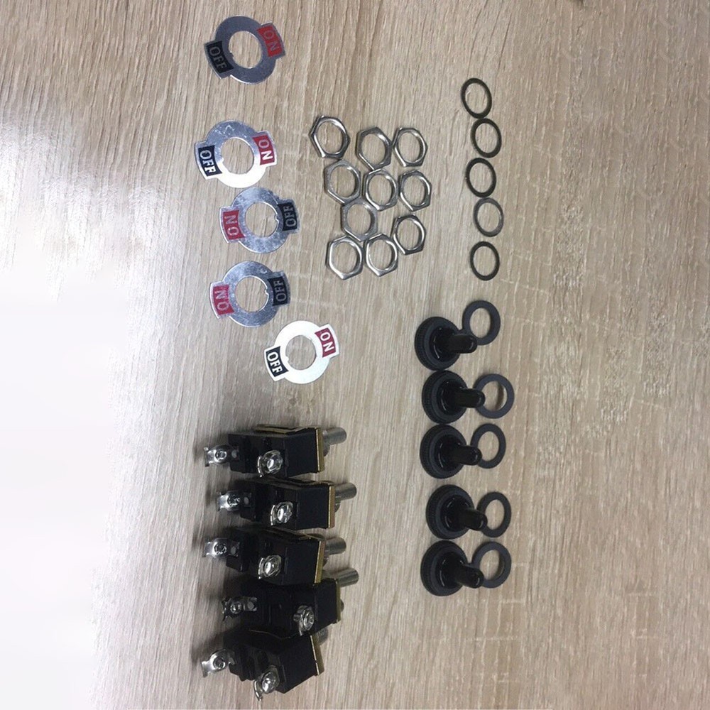 Heavily Constructed Five Piece On/Off Water Resistant Switching System
