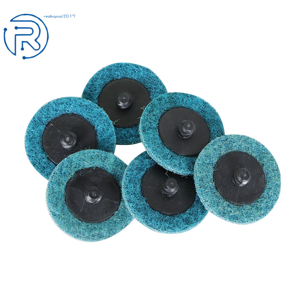 50 Pack 2" Fine Surface Conditioning Discs Roll Lock Grinder Sanding Pads New