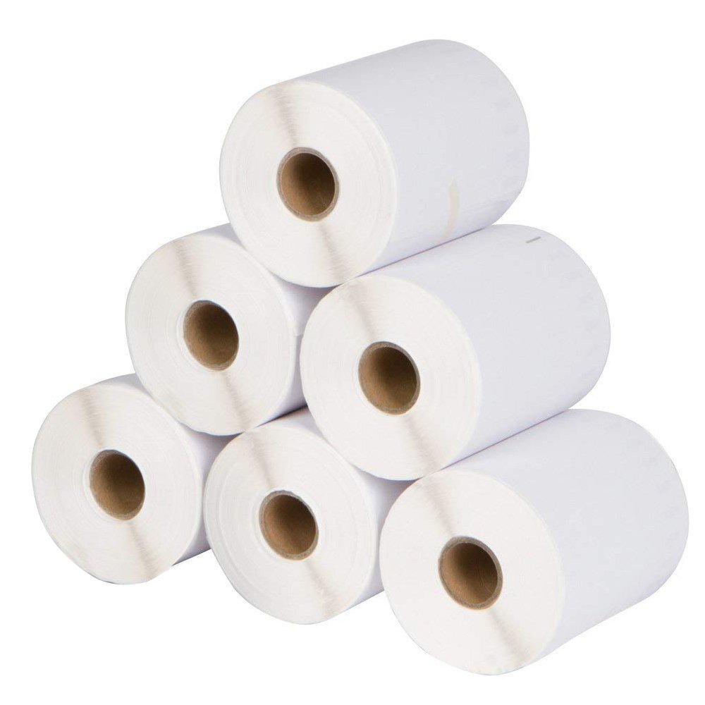 6 Rolls DYMO 4XL Direct Thermal Shipping Labels 4x6 1744907 Compatible 220/Roll