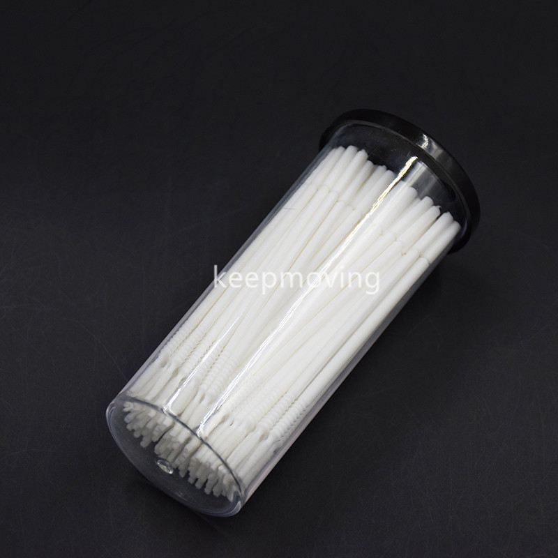 100 Pcs Dental Disposable Micro Brush Bendable Applicator Tips Long Cylidner