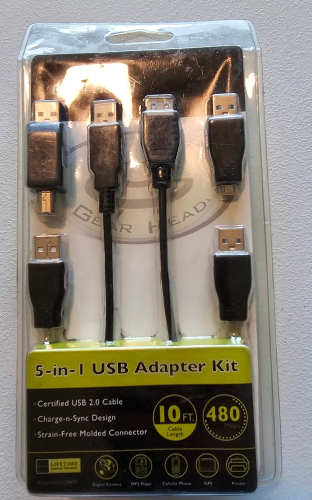 USB Cable & Adapter Lot Card Reader WiFi Dongle HDMI USB Speaker Tech Bundle