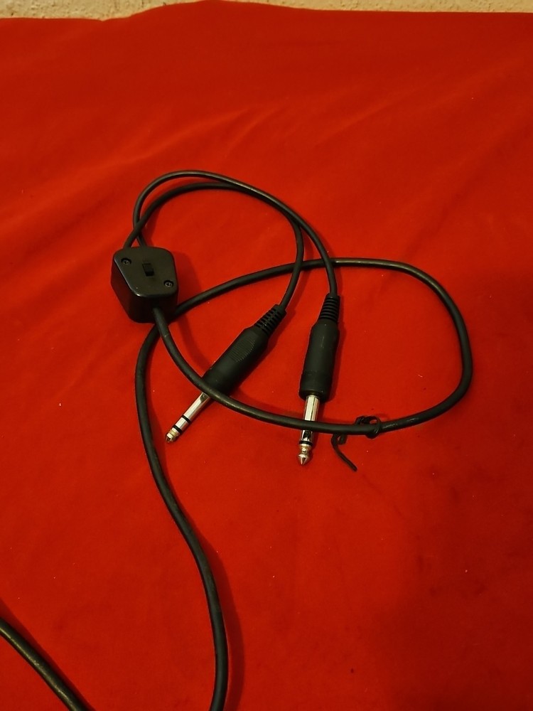 Flightcom Aviation Headset Black Model Unknown