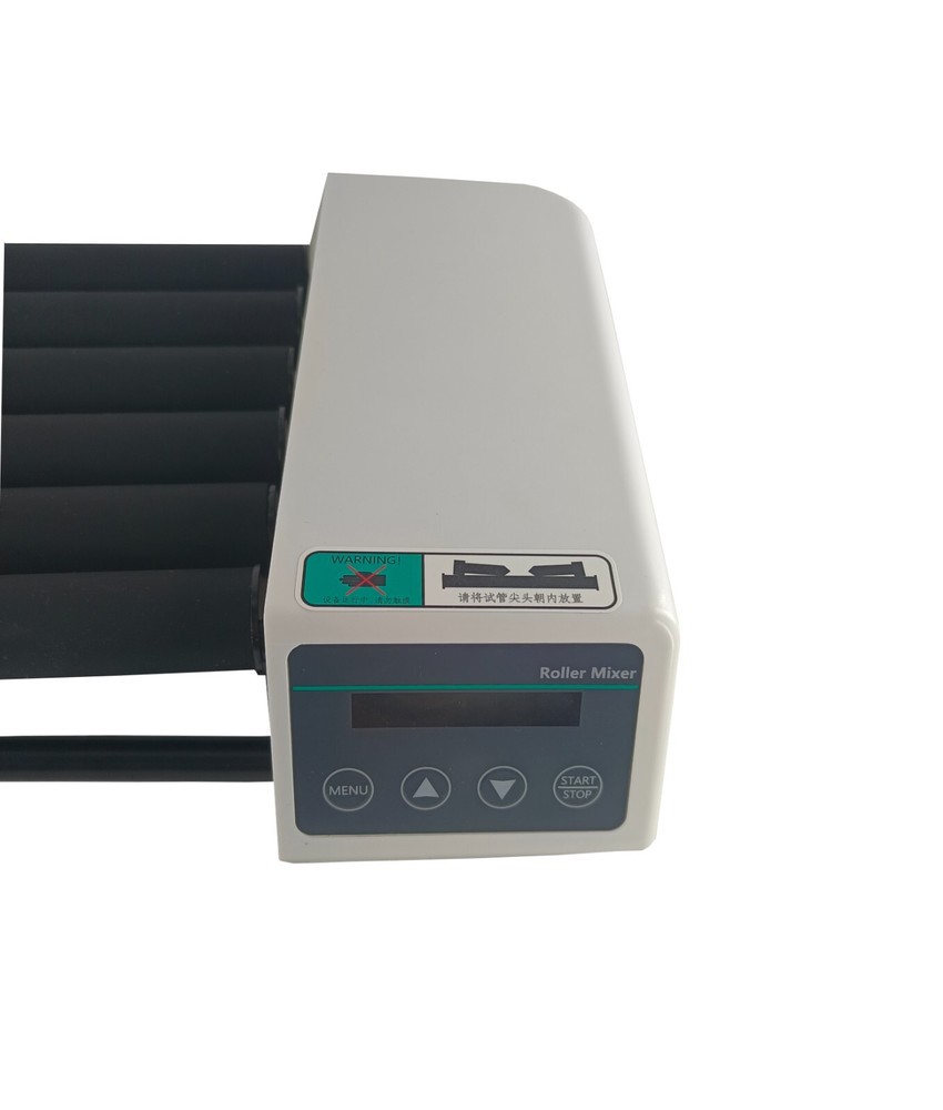 Lab Roller Mixer LCD Display with 6 Rollers Length 28cm Rotating Shaking