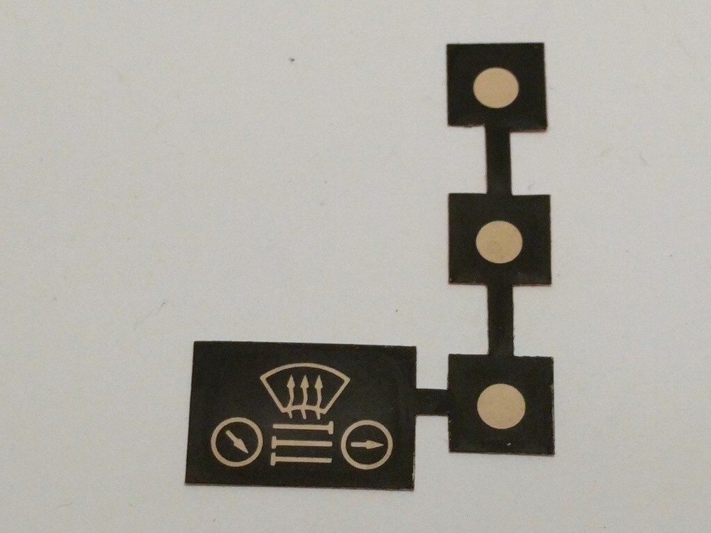 Genuine BMW Heater-ventilation control panel. Prism for defrost setting