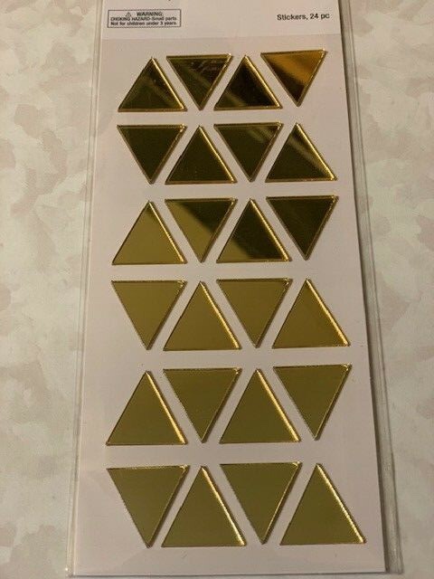 THE PAPER STUDIO TRIANGLES MIRRORS 24 PCS