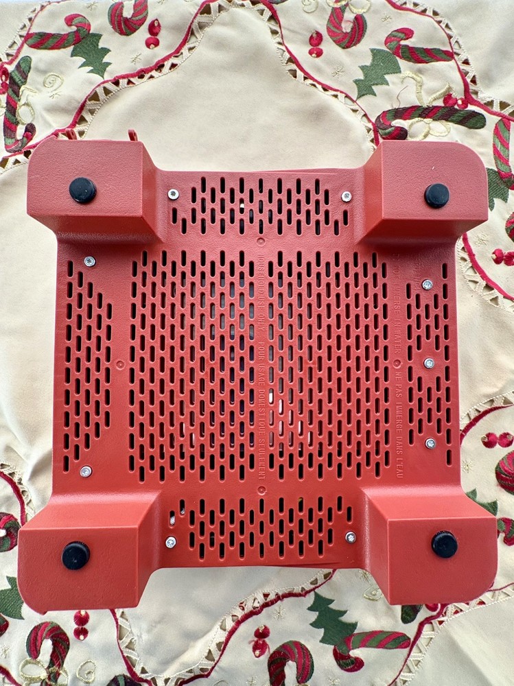 RUST RED HotMat Connect Modular 2 Dish Foldable Hot Warming Tray # 2DISH Connect