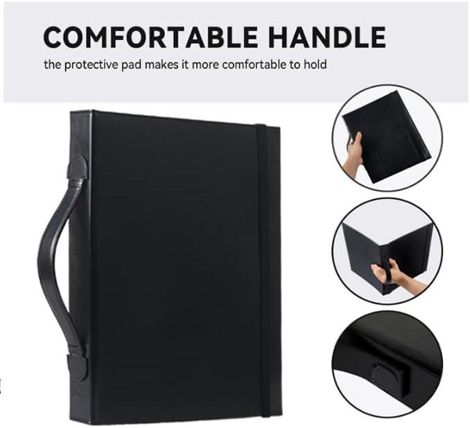 Choir Music Folder with Handle & Strap Choir Folder 3-Ring Binder
