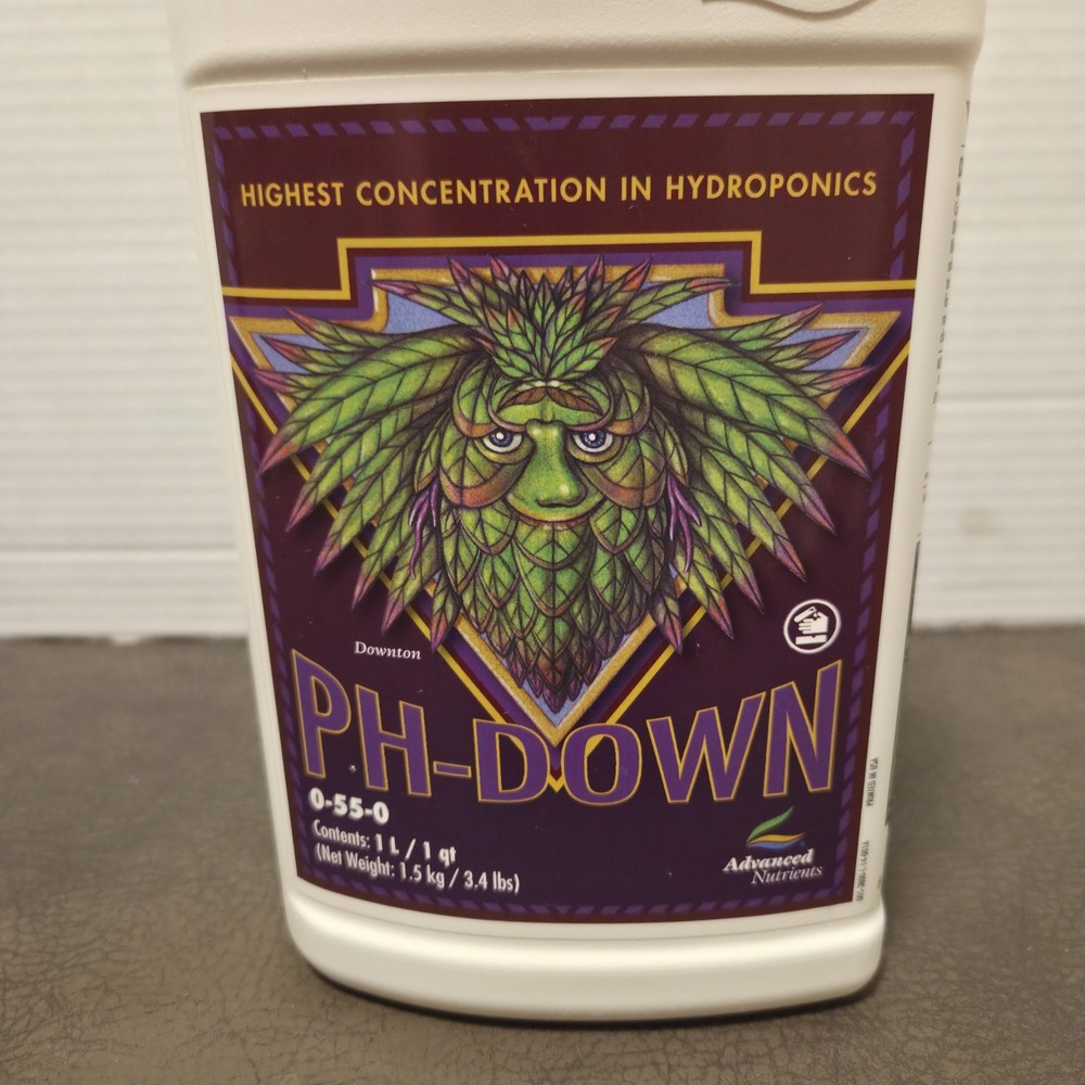 Advanced Nutrients Ph Down 1 Liter 0-55-0 concentrated liquid