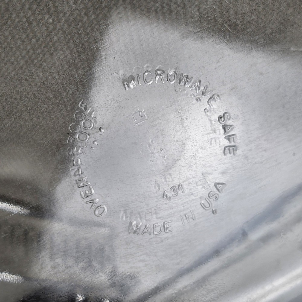 Vintage Oneida Silver Plated Pyrex Casserole Dish Holder Footed Serving Stand