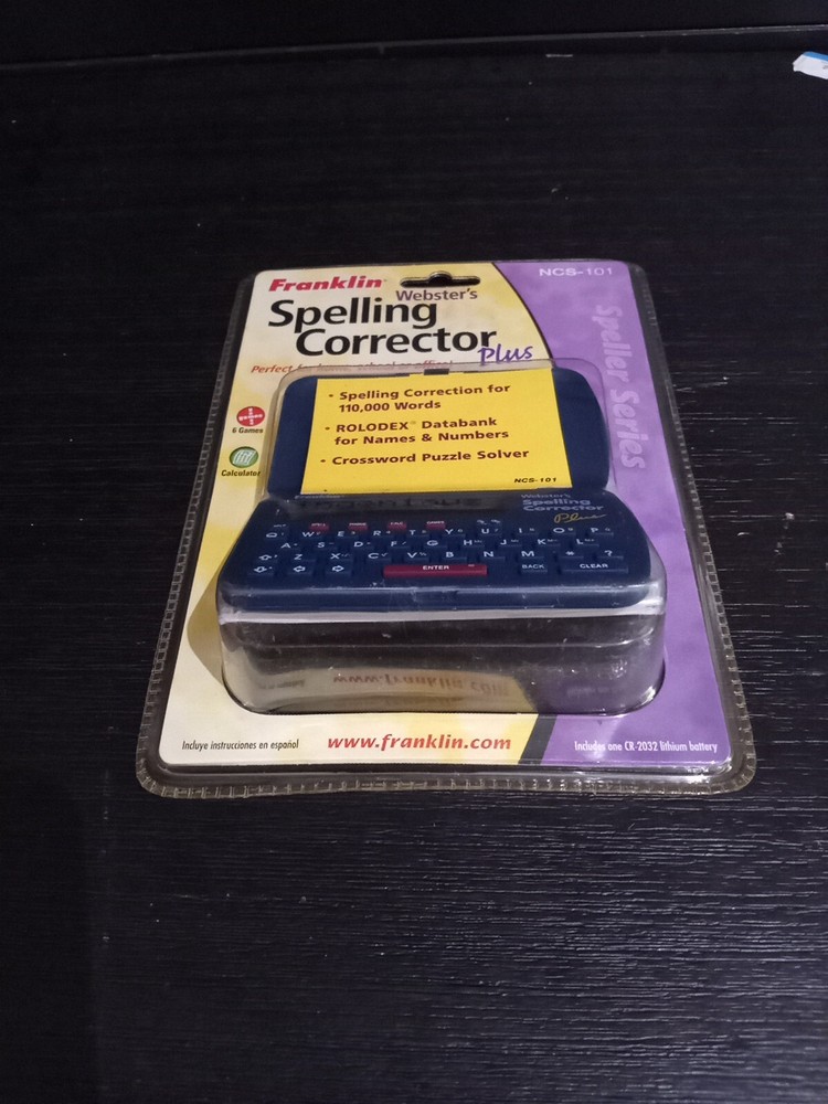Franklin Webster’s Spelling Corrector Plus NCS-101 Pocket