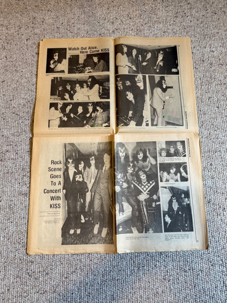 1977 Rock Scene Backstage SCRAPBOOK # 1