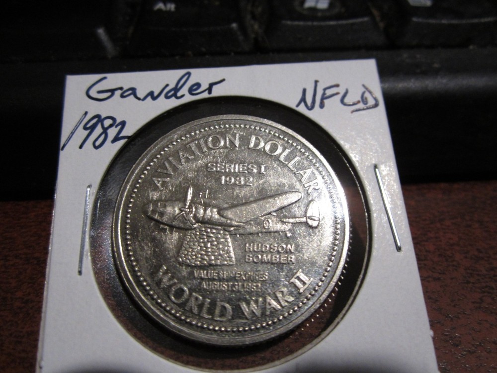 1982 - Gander, NFLD - Canada Trade Dollar / Token