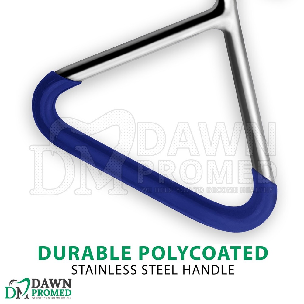 Calf Pulling Chain Hook Handle Birth Calving Blue PVC Grip Veterinary Instrument