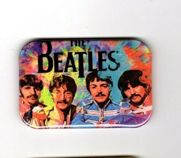 THE BEATLES 2 REFRIGERATOR MAGNET 2" X 3" WITH ROUNDED CORNER