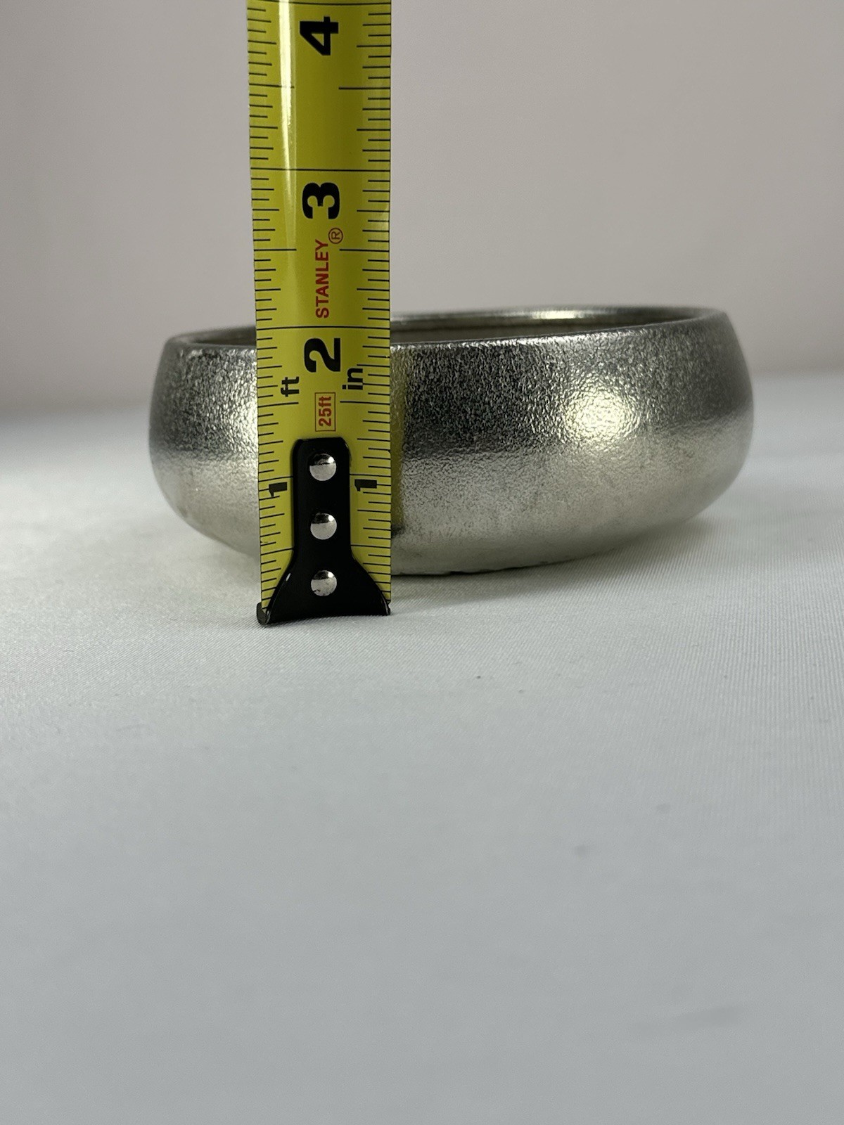 TK Norway Eik Silverplate Bowl Embossed Floral Nordic Design X10 Marked