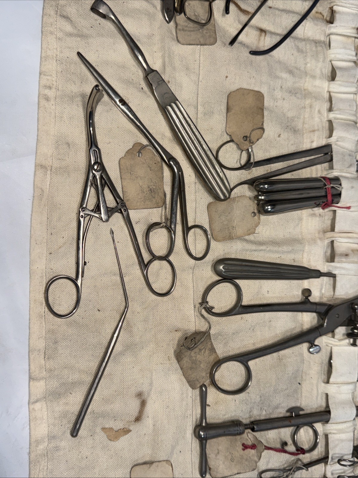 1890s LENZ & SONS Antique Surgical Instrument Ear Nose Throat Medical Tool Lot