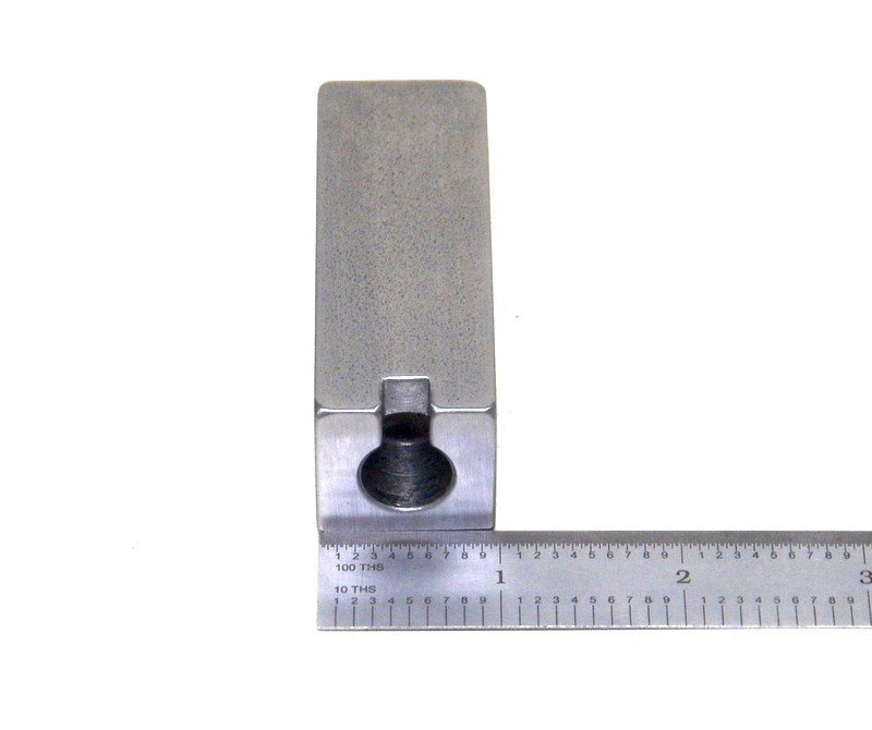 12 Oz Steel 1/2" Dome Nut Plate Bucking Bar W/ Cleco Clearance Aviation (4-3-5)