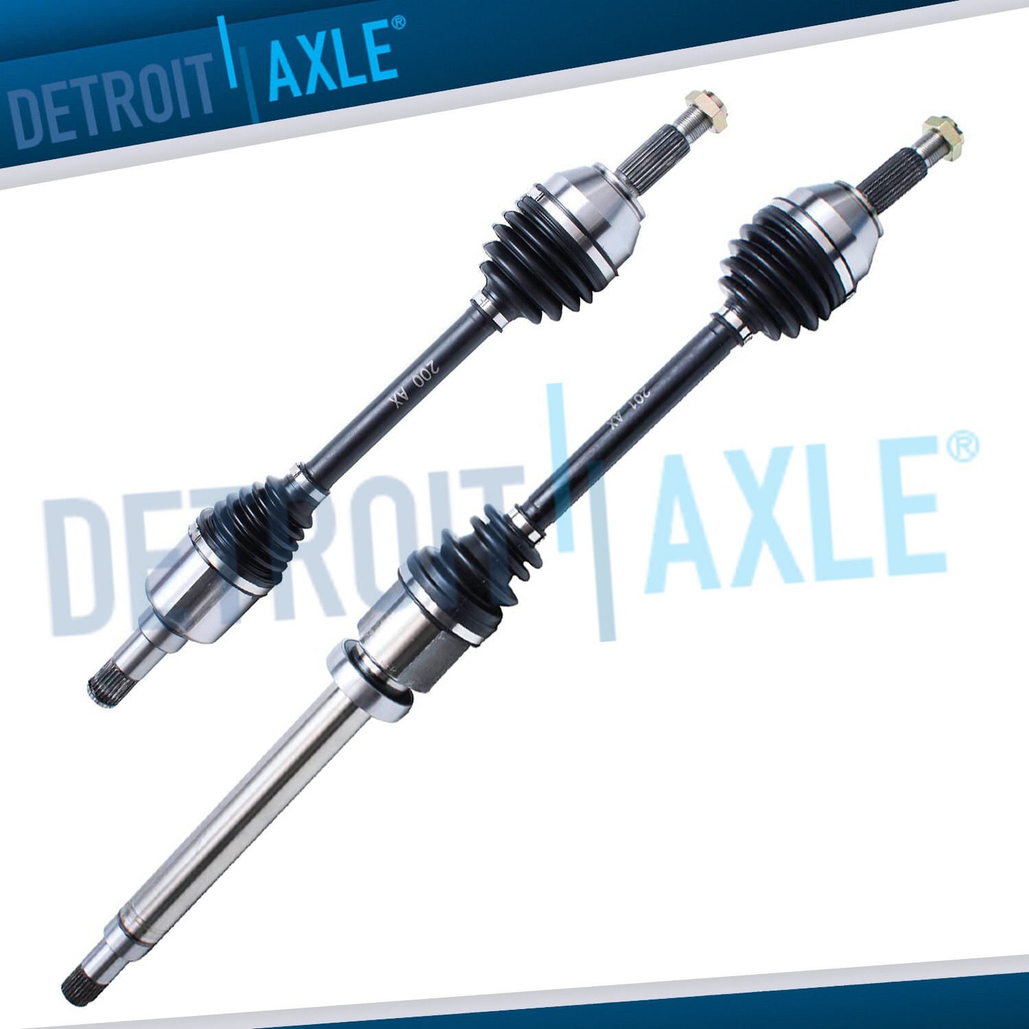 2pc Front Driver and Passenger Side CV Axle Shafts for 2000 2001-2011 Ford Focus