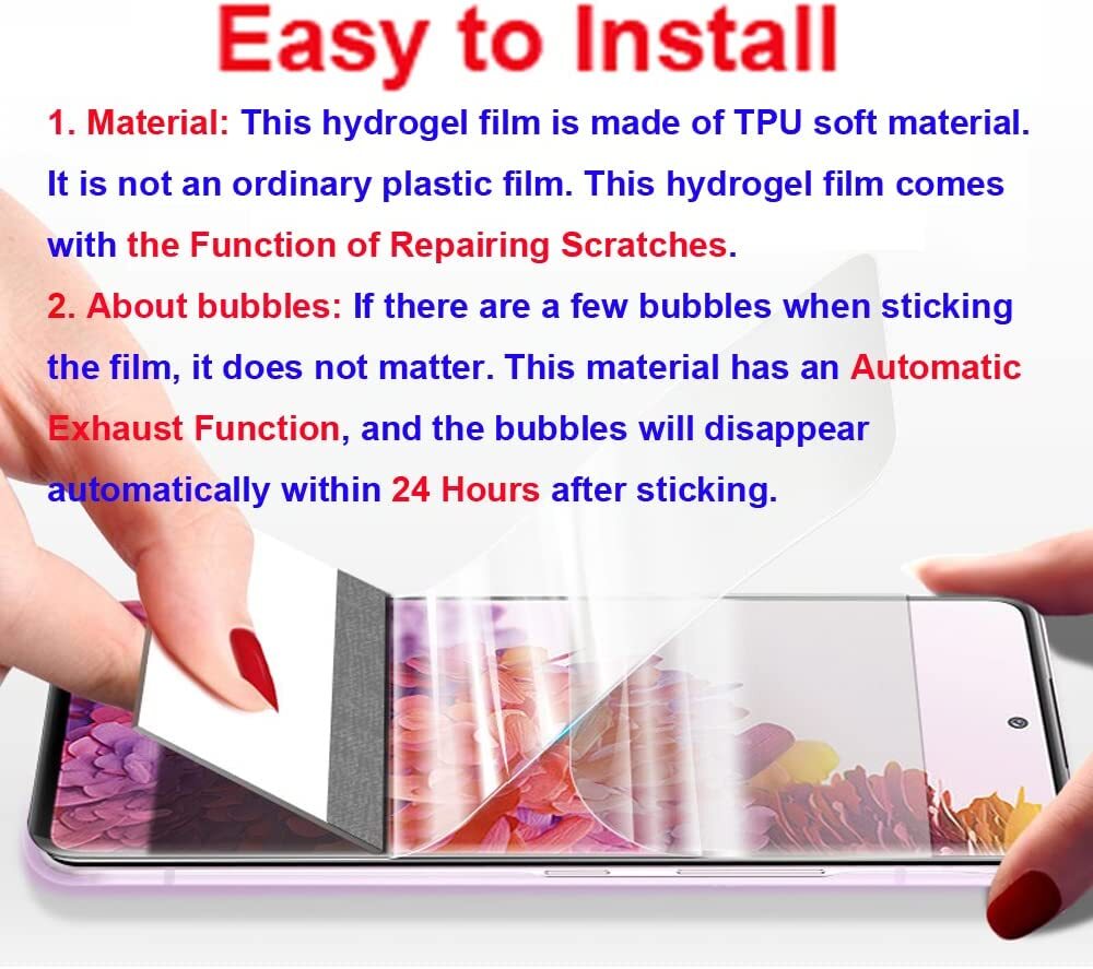 1-3 Pack Hydrogel Screen Protector For Samsung Galaxy S21 S22 Ultra/S22+/Plus 5G