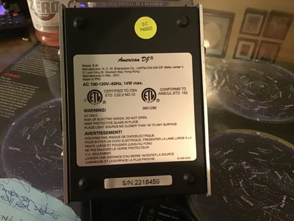 American DJ S-81 Mini Strobe Light