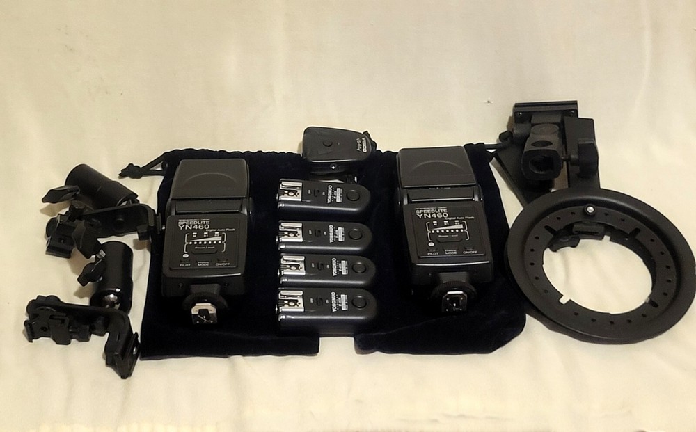 Yongnuo Digital Speedlite YN460 Flash complete set