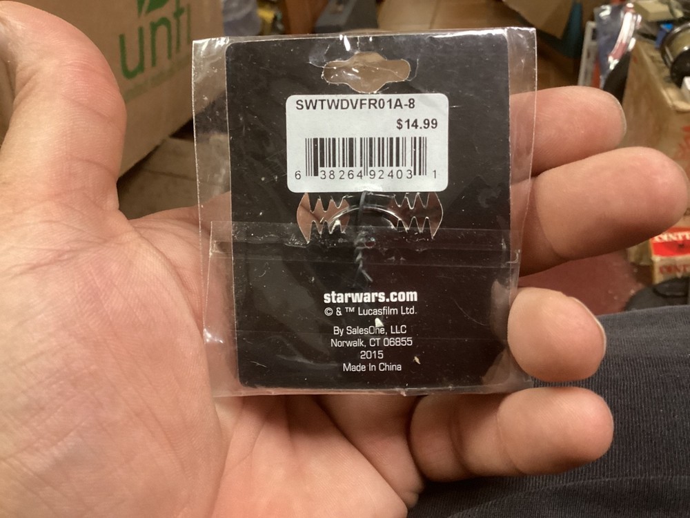 Disney Star Wars Darth Vader Ring Size 8