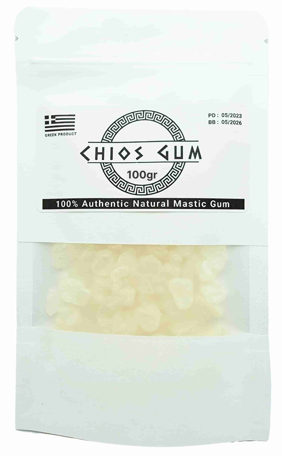 TOP GRADE MASTIC GUM 100 Gr (3.53Oz) 100% Organic Greek Chios Mastiha Resin Tear