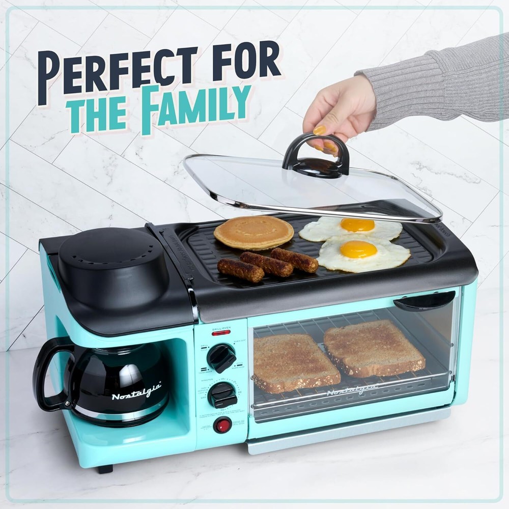 Nostalgia Retro 12-Cup Programmable Coffee Maker With Pause-And-Serve Function