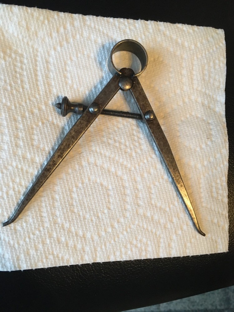 Vtg Moore & wright spring divider measuring tool england made